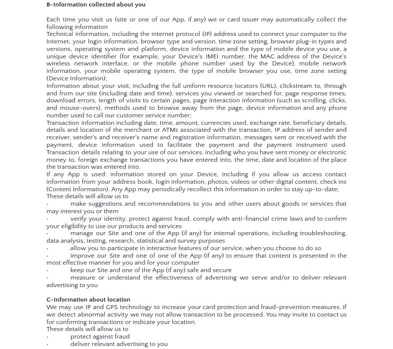 Veritas sekretesspolicy