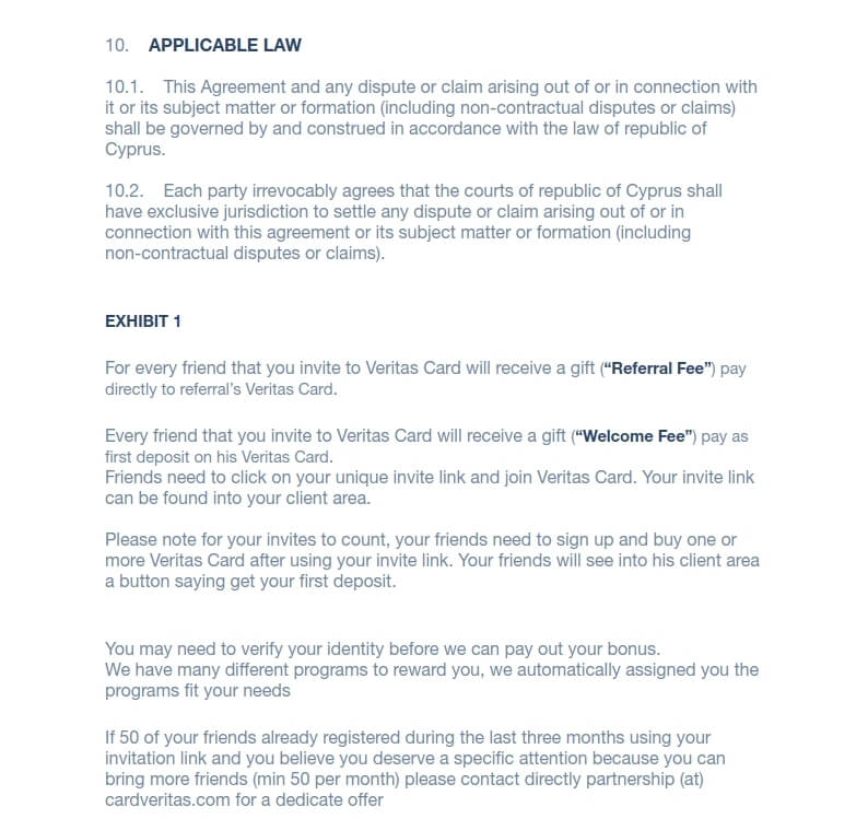 Villkor för Veritas sponsringsprogram